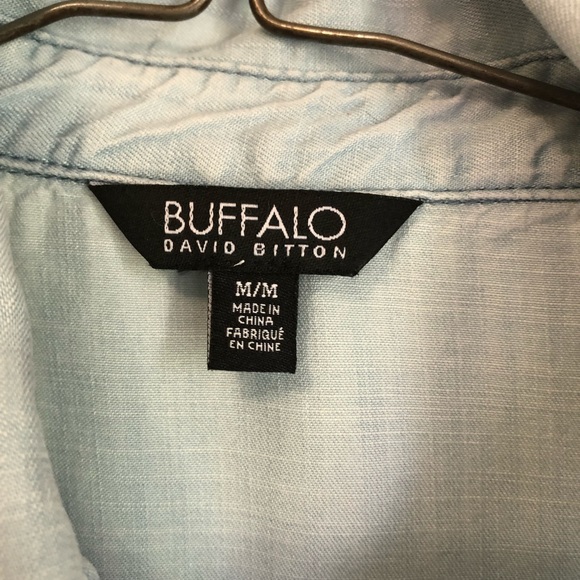 Buffalo David Bitton button up denim tank - Picture 4 of 7